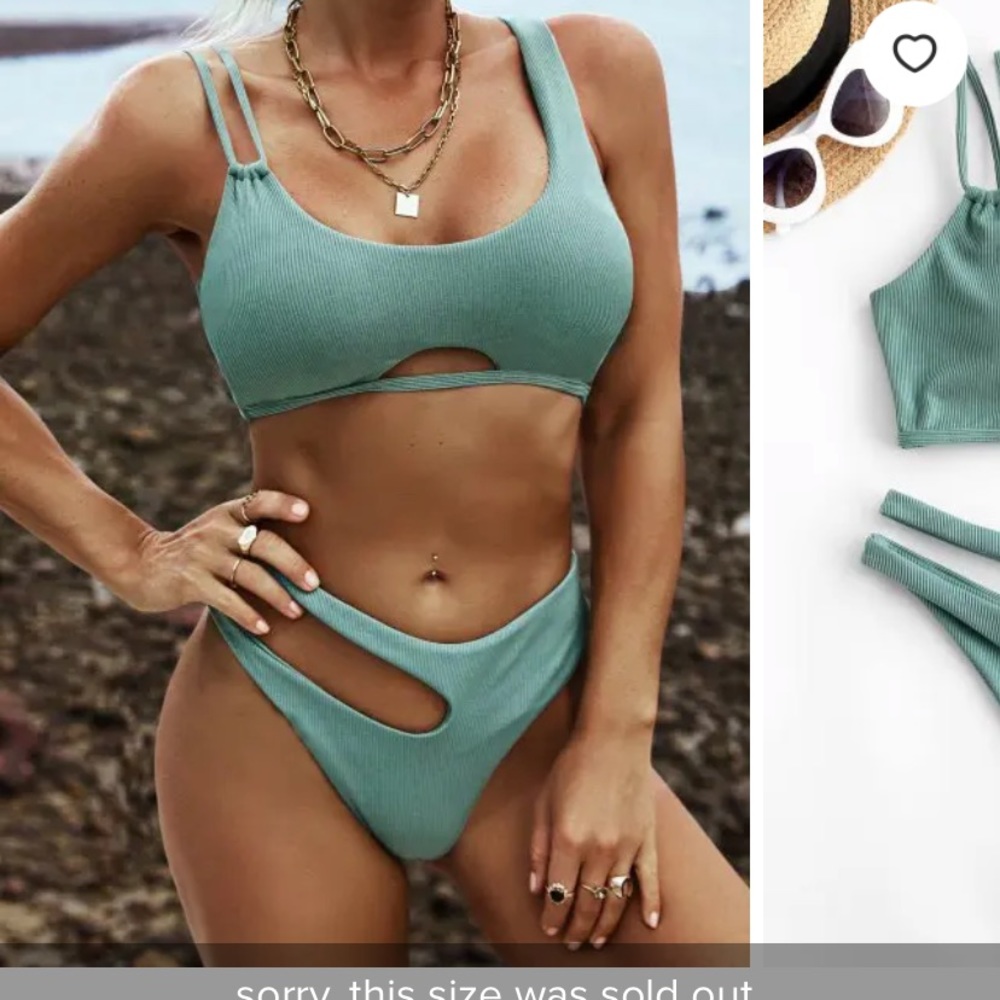Zaful cut out bikini